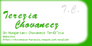 terezia chovanecz business card